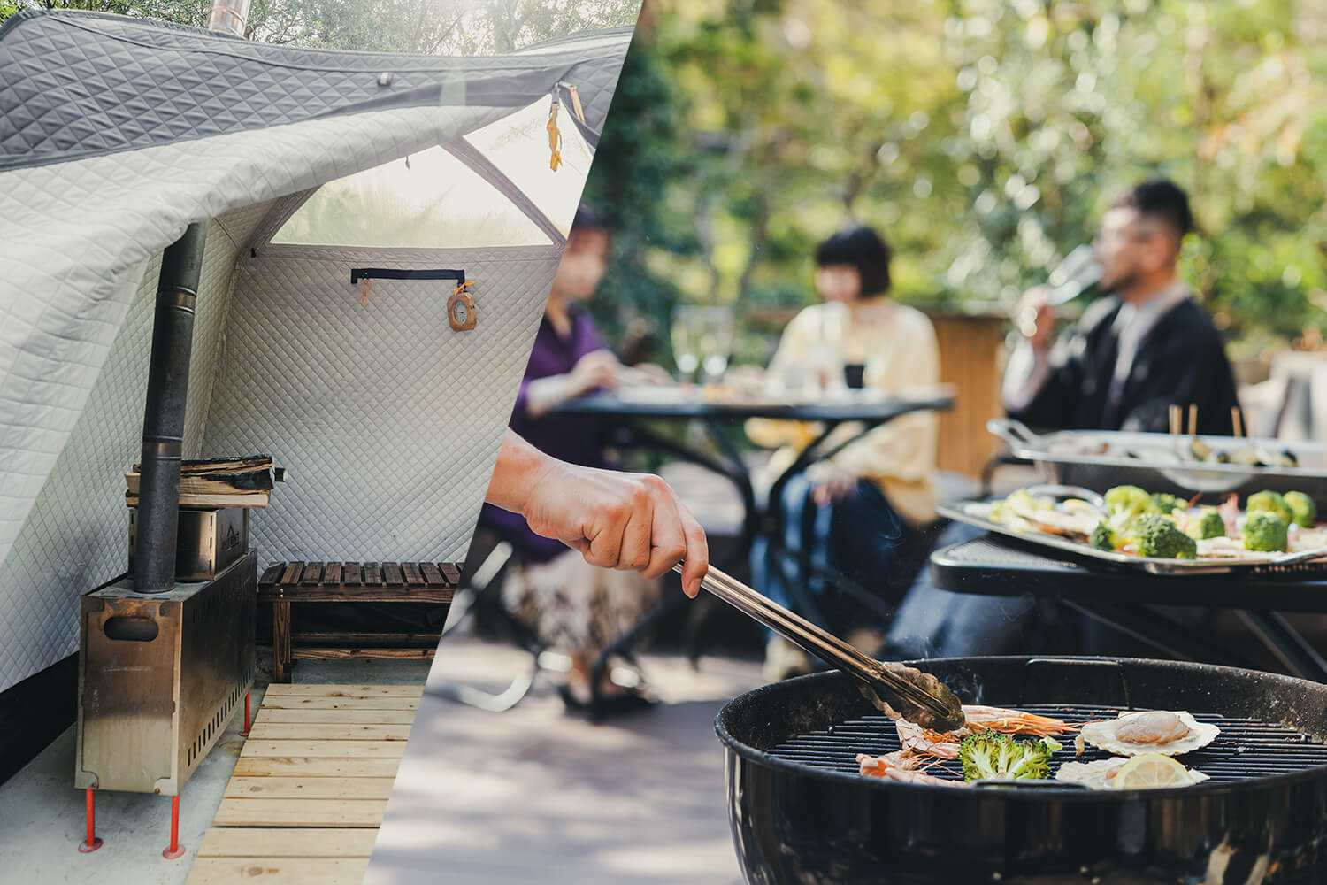 サウナ&BBQをプライベート空間で楽しむ